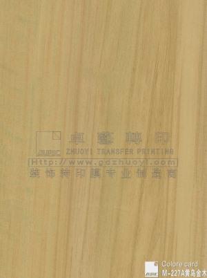 木紋轉印膜-M227A黃烏金木